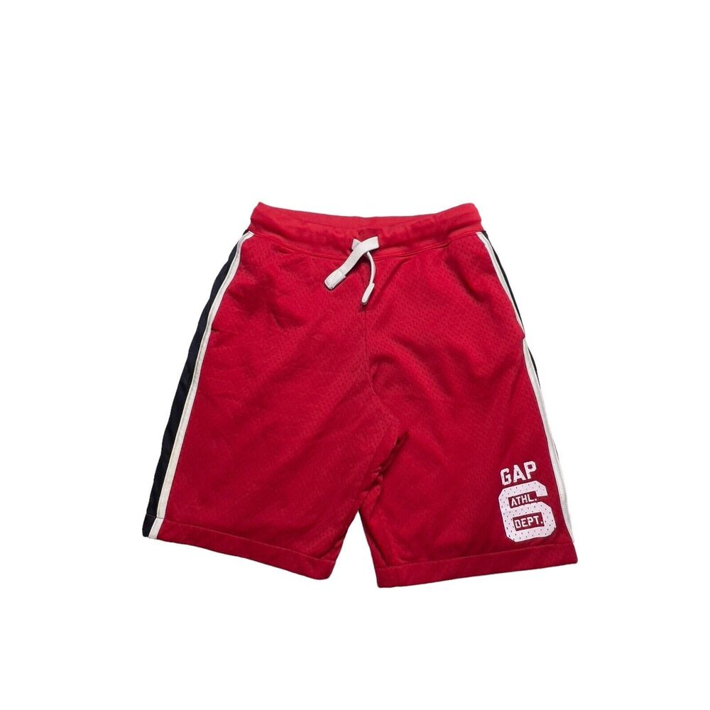 Gap‎ Kids Shorts Youth XXL (14-16) Red Athletic Basketball Drawstring Waist